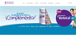 Desktop Screenshot of nutricialatam.com